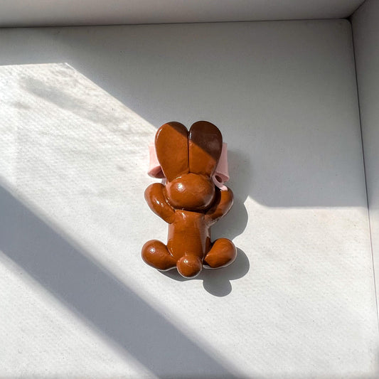 Croquette Brown Bunny Phone Hipper Charm