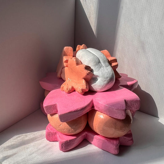 Sakura Bunny Macaroon Desk Weight